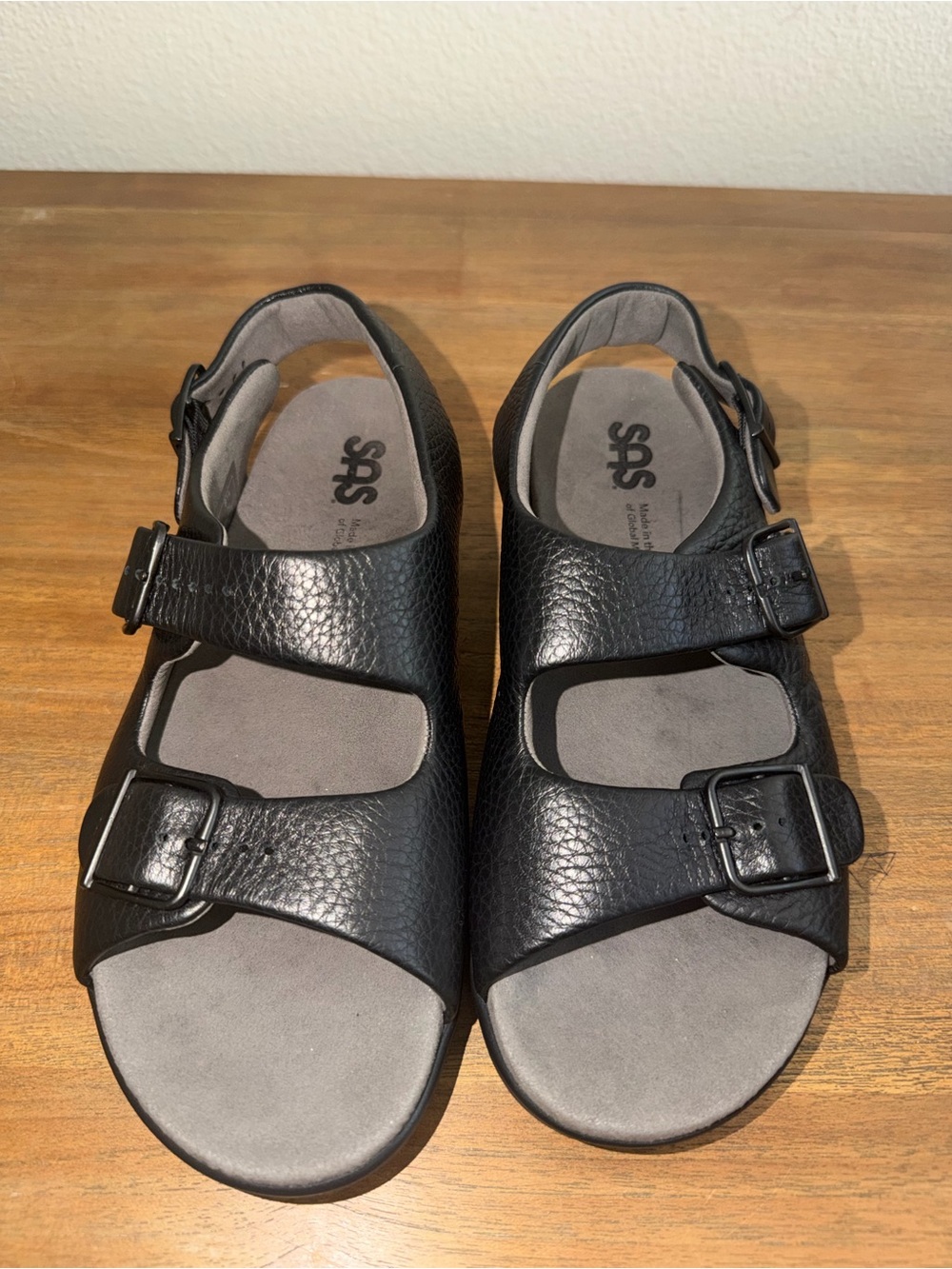 SAS Relaxed Comfort Walking Sandals in Black size 8.5